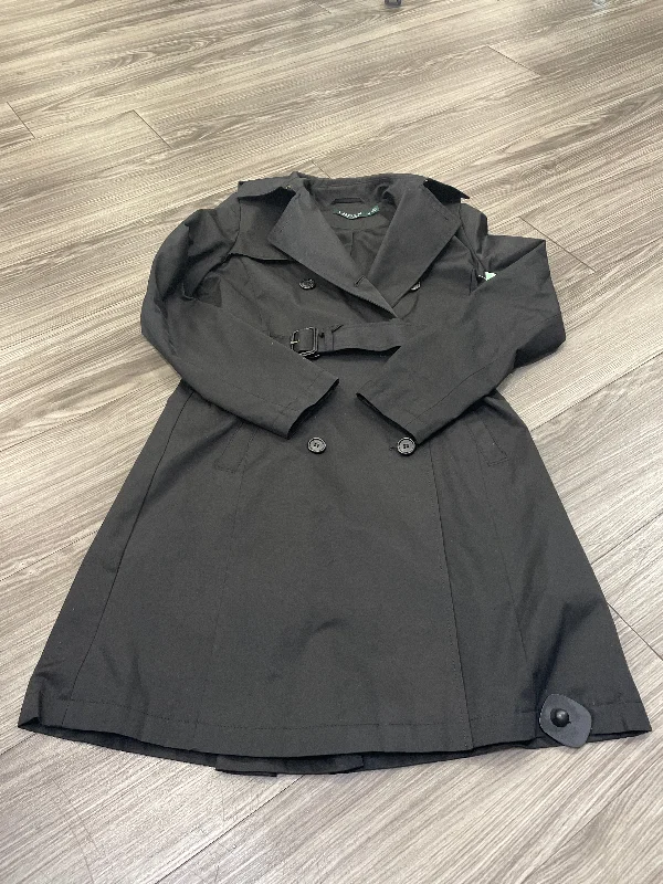 Black Coat Designer Ralph Lauren, Size Xs Unique Men's Patch