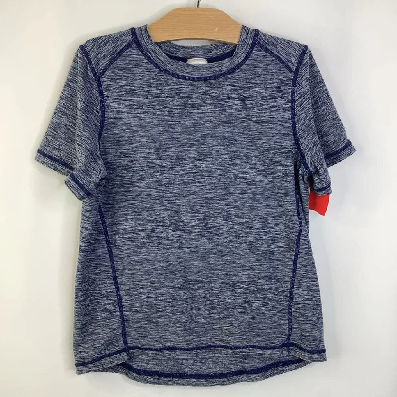 Size 6-7 (120): Hanna Andersson Heathered Blue T-Shirt Sporty Men's Tennis