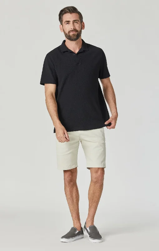 SIMON SHORTS IN SILVER BIRCH TWILL Elegant Men's Cashmere