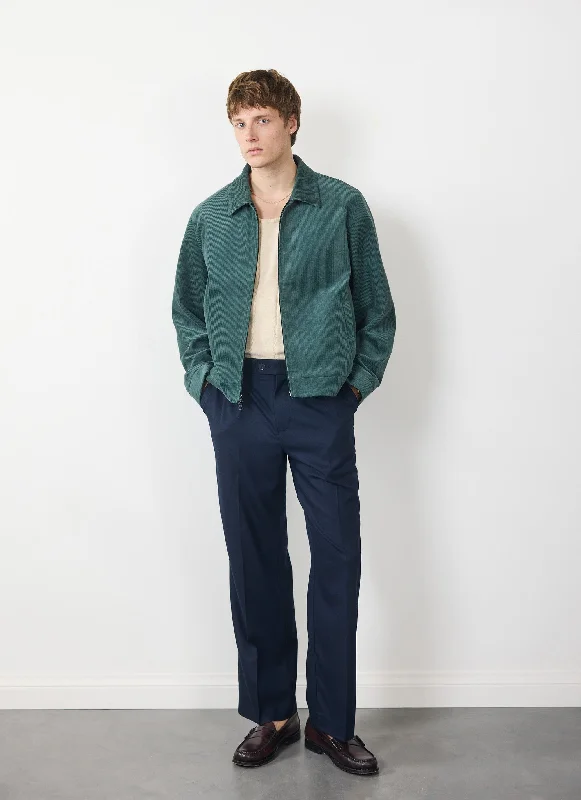 Cord Jacket | Percival x Ilaria | Forest Elegant Men's Cashmere