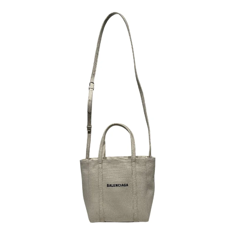 BALENCIAGA/Tote Bag/O/S/Cotton/CRM/Everyday Canvas Tote Trendy Men's Scandinavian