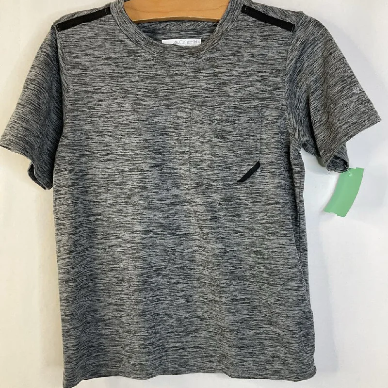 Size 4-5: Columbia Grey Heathered Athletic T-Shirt Sophisticated Men's 