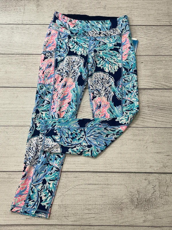 Blue Athletic Leggings Lilly Pulitzer, Size M Masculine Men's Thick