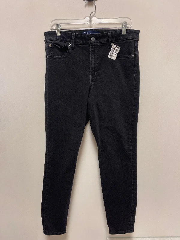 Jeans Skinny By Gap In Black, Size: 14 Monochromatic All