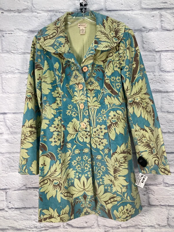 Coat Designer By Anthropologie In Blue & Green, Size: S Confident Men's Power