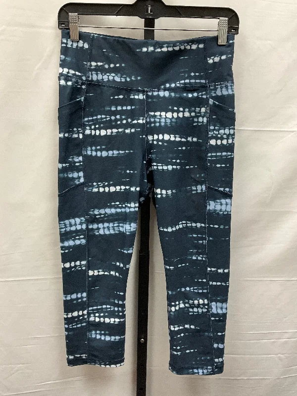 Blue Athletic Leggings Capris Avia, Size M Cool Men's Skate