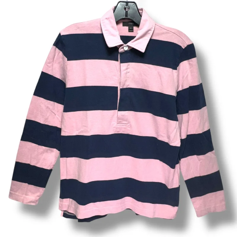 Top Long Sleeve By J. Crew In Striped Pattern, Size: M Masculine Men's 