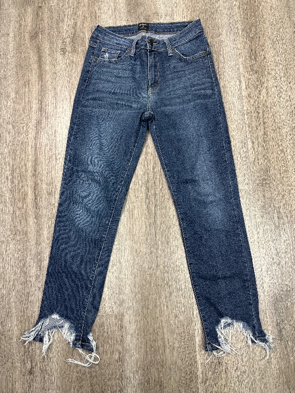 Jeans Boyfriend By Just Black In Blue Denim, Size: 2 Refined Men's Hand