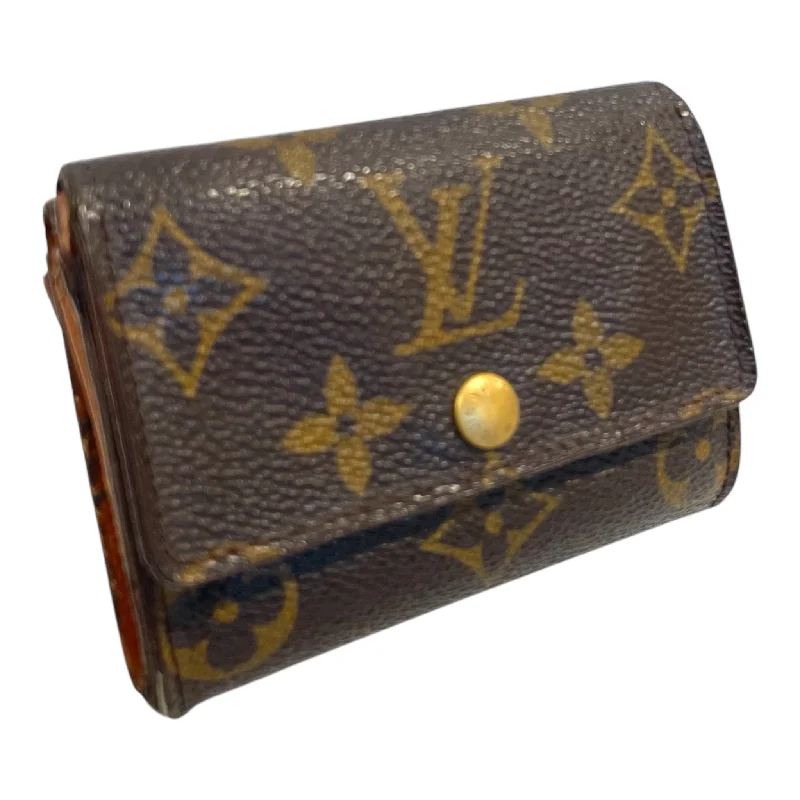 LOUIS VUITTON/Wallet/M61930/PORTE MONNAIE PLAT_MONOGRAM CANVAS/Multicolor Artistic Men's Hand