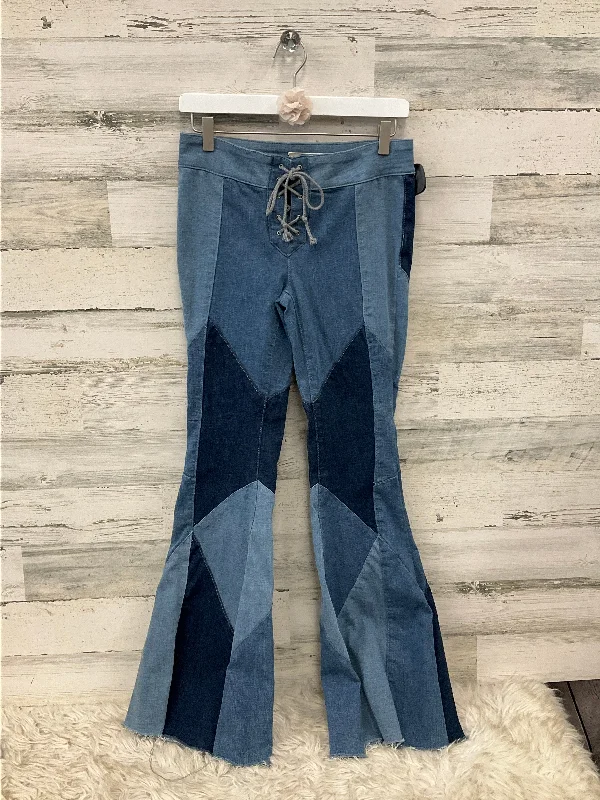 Jeans Flared By We The Free In Blue Denim, Size: 4 Bold Men's Animal