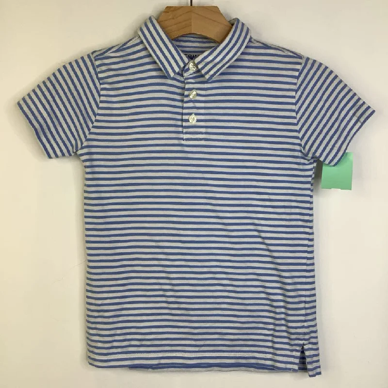 Size 6-7: Crewcuts White/Light Blue Polo T-Shirt Artistic Men's Avant