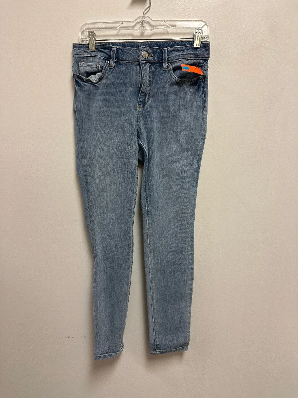 Jeans Skinny By Time And Tru In Blue Denim, Size: 4 Beach