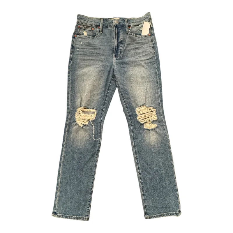 Jeans Straight By Madewell In Blue Denim, Size:2 Rugged Men's Outdoor 