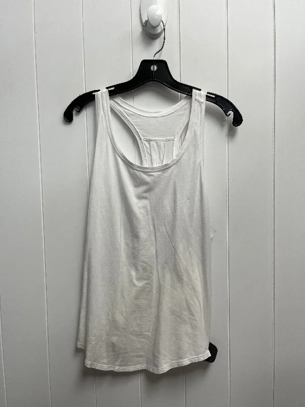 Athletic Tank Top By Lululemon In White, Size: S Stylish Men's Neon