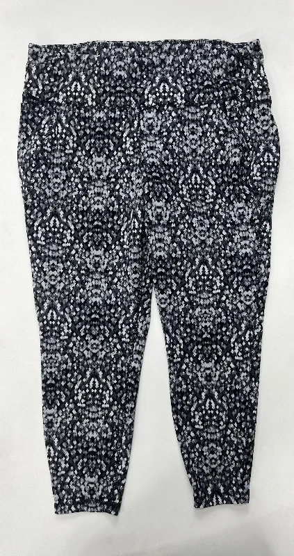 Black Athletic Leggings Livi Active, Size 3x Lumberjack