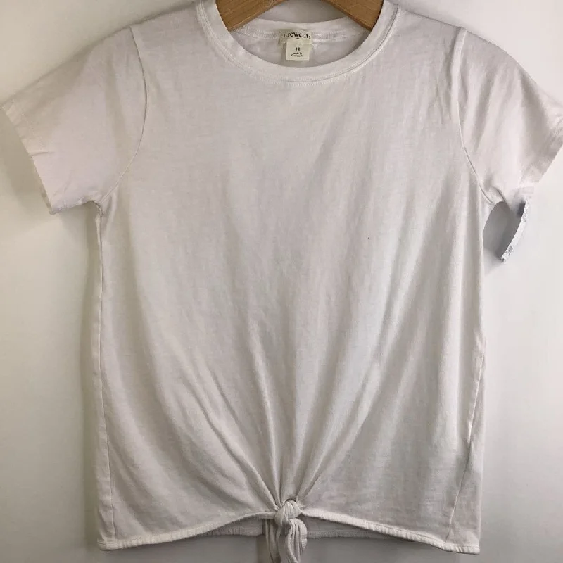 Size 12: Crewcuts White Tied T-Shirt Cozy Men's Sherpa