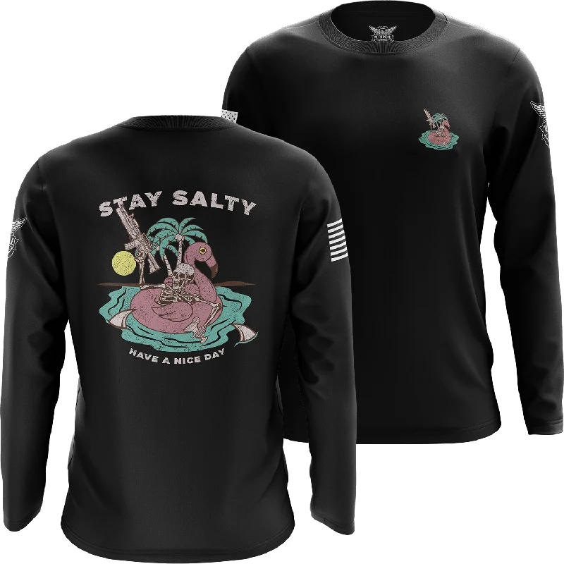 Stay Salty Long Sleeve Shirt Athletic Men's High