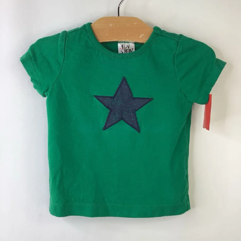 Size 18-24m (80): Hanna Andersson Green Blue Star T-Shirt Earthy Men's Sustainable 