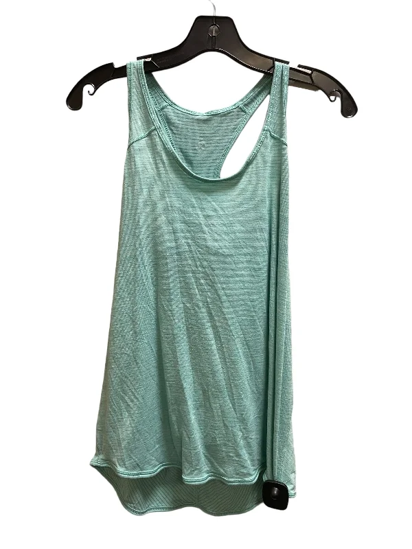 Athletic Tank Top By Lululemon In Teal, Size: 8 Casual Men's Japanese 