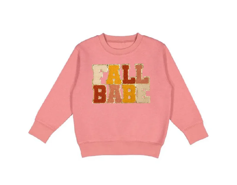 Fall Babe Patch Sweatshirt Artistic Men's Hand