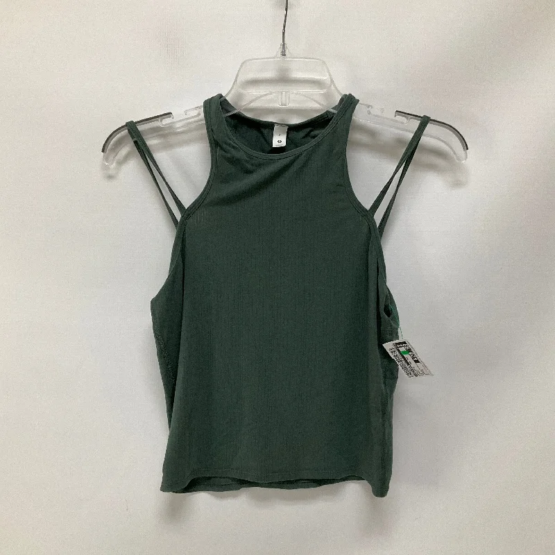 Athletic Tank Top By Lululemon In Green, Size: 6 Traditional Men's Wool