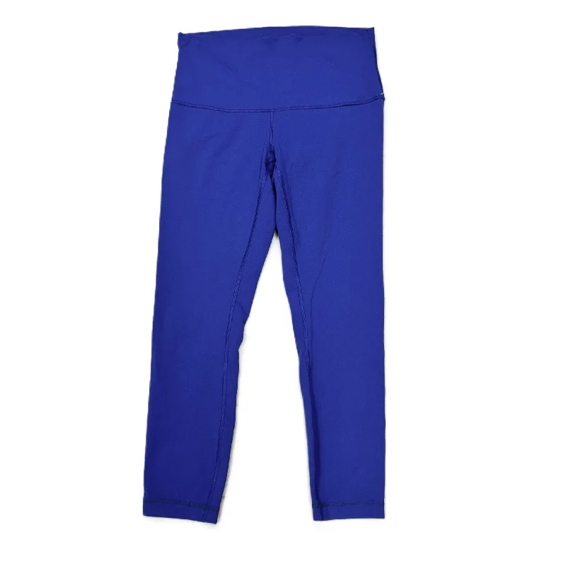 Blue Athletic Leggings By Lululemon, Size: M Monochromatic Office Style