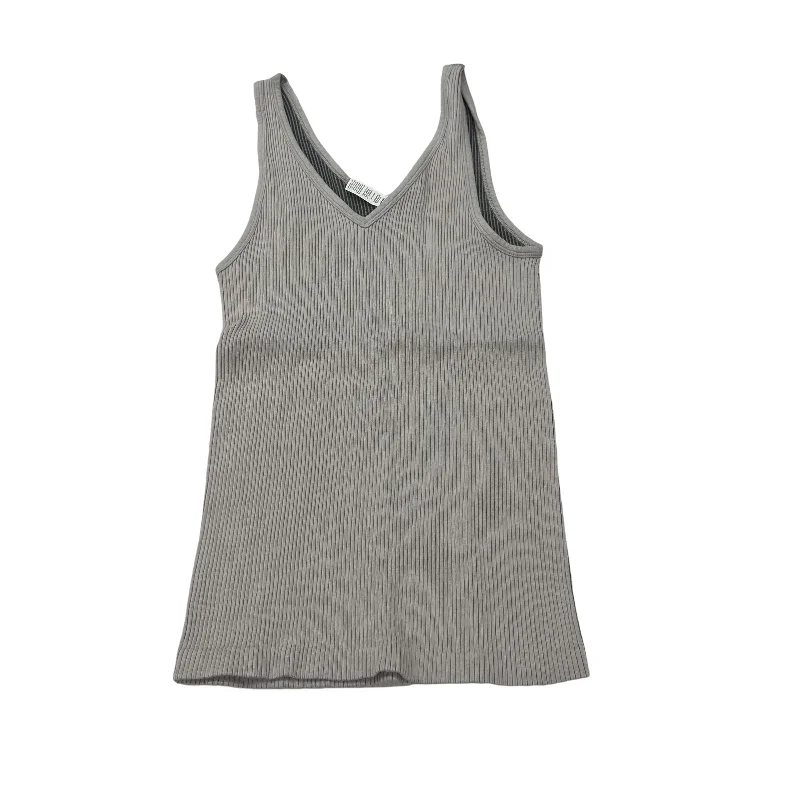 TAN ATHLETIC TANK TOP by ATHLETA Size:S Cool Men's Distressed