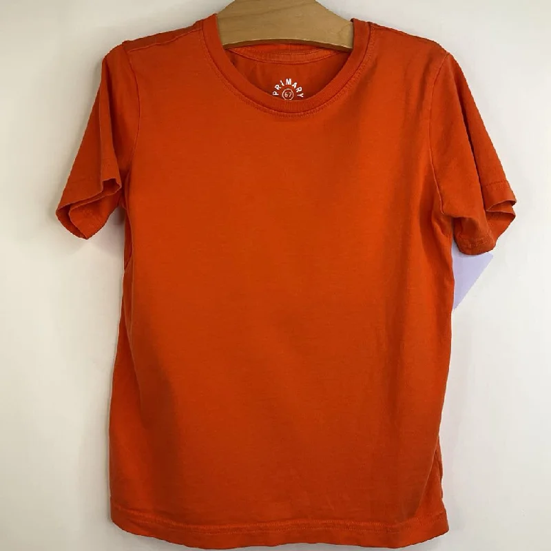 Size 6-7: Primary Orange T-Shirt Cool Men's Skate