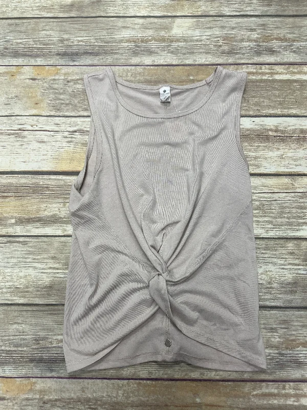 Athletic Tank Top By Yogalicious In Cream, Size: S Luxurious Men's High