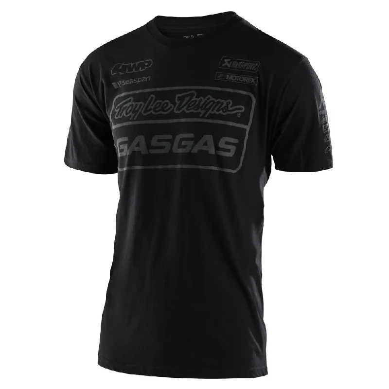 Short Sleeve Tee 2021 TLD GasGas Team Black Dapper Men's 1920S