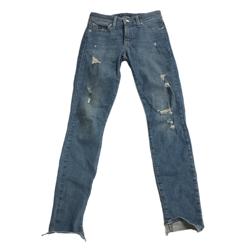 Jeans Skinny By Lucky Brand In Blue Denim, Size:0 Monochromatic All