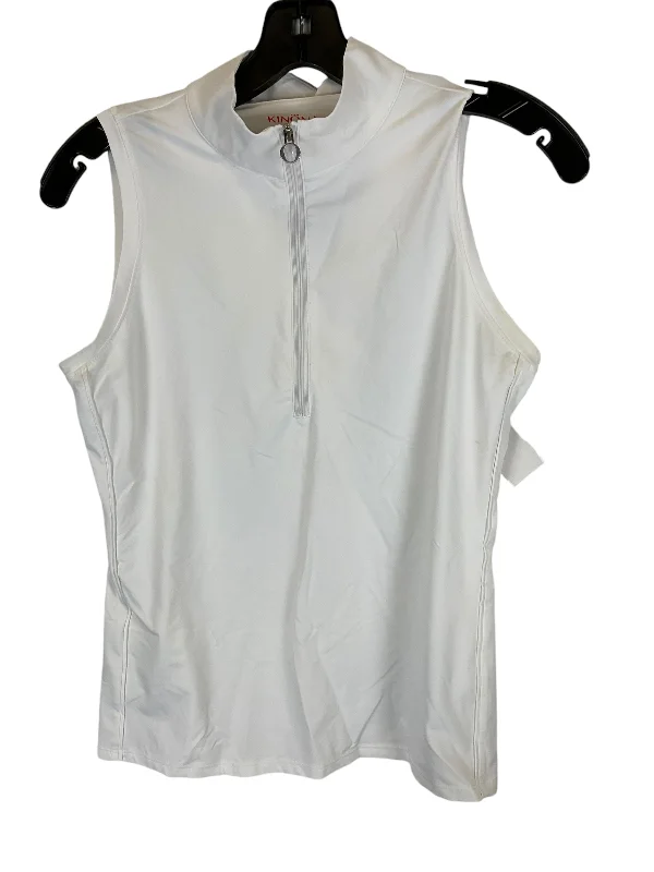 Athletic Tank Top By Clothes Mentor In White, Size: Xs Streetwear Style